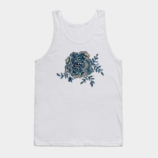 Watercolor houseleek - neutral Tank Top